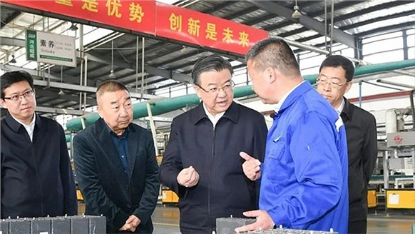 河北省委書(shū)記倪岳峰肯定超威高質(zhì)量發(fā)展成果